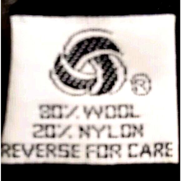 VTG Lorovi Wool Coat Women's L Black Western Fringe Wool Blend Pockets USA Made - Picture 10 of 15